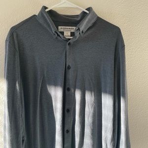 Mizzen+Main Halyard Heather grey large trim fit